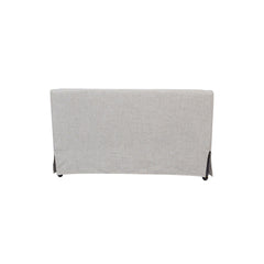 Aurora Covered Settee with Casters