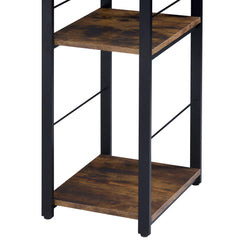 Hecuba Weathered Oak & Black Finish Writing Desk