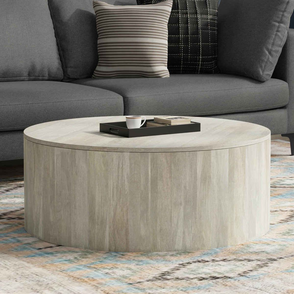 Menelaus Drum Coffee Table