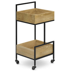 Ode - 16" Bar Cart - Natural