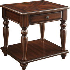 Summit Walnut Finish End Table
