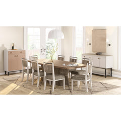Dining Table - Toffe with Rope Base