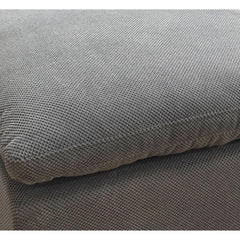 Coffee Bean Like Upholstery Full Compressed Ottoman