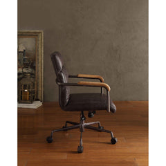 Odysseus Antique Slate Top Grain Leather Office Chair