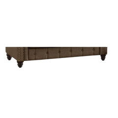 Zenith Brown Linen Loveseat W/2 Pillows