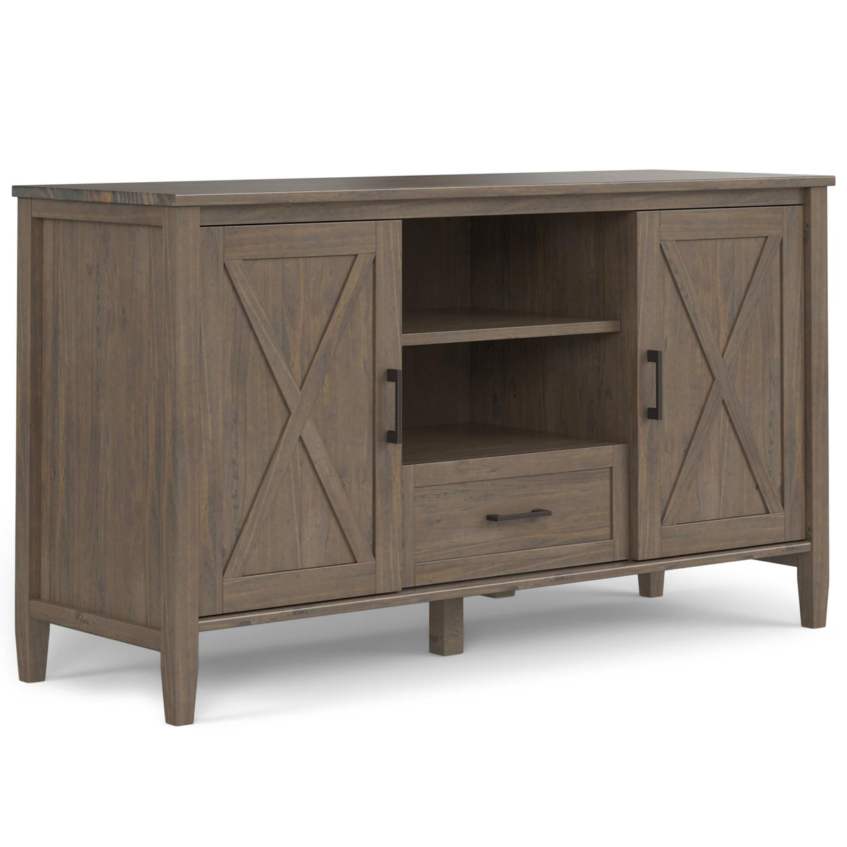 Infinity - Medium Tv stand - Smoky Brown