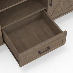 Infinity - Medium Tv stand - Smoky Brown