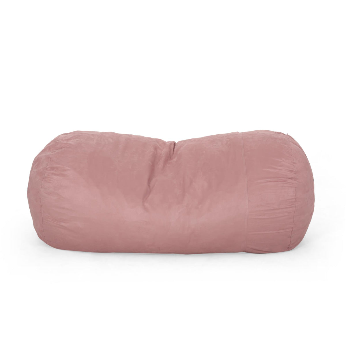 Archive 8 Foot Microfiber Cylindrical Bean, Rose Pink
