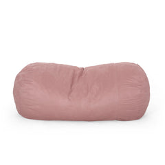 Archive 8 Foot Microfiber Cylindrical Bean, Rose Pink