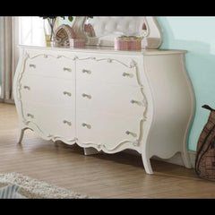 Arcadia Pearl White Finish Dresser