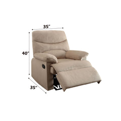 Valhalla Beige Woven Fabric Motion Recliner