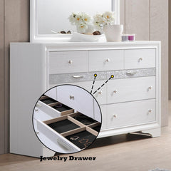 Asgard White Finish Dresser