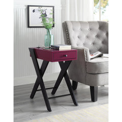 Gallery Accent Table with Built-in USB Port