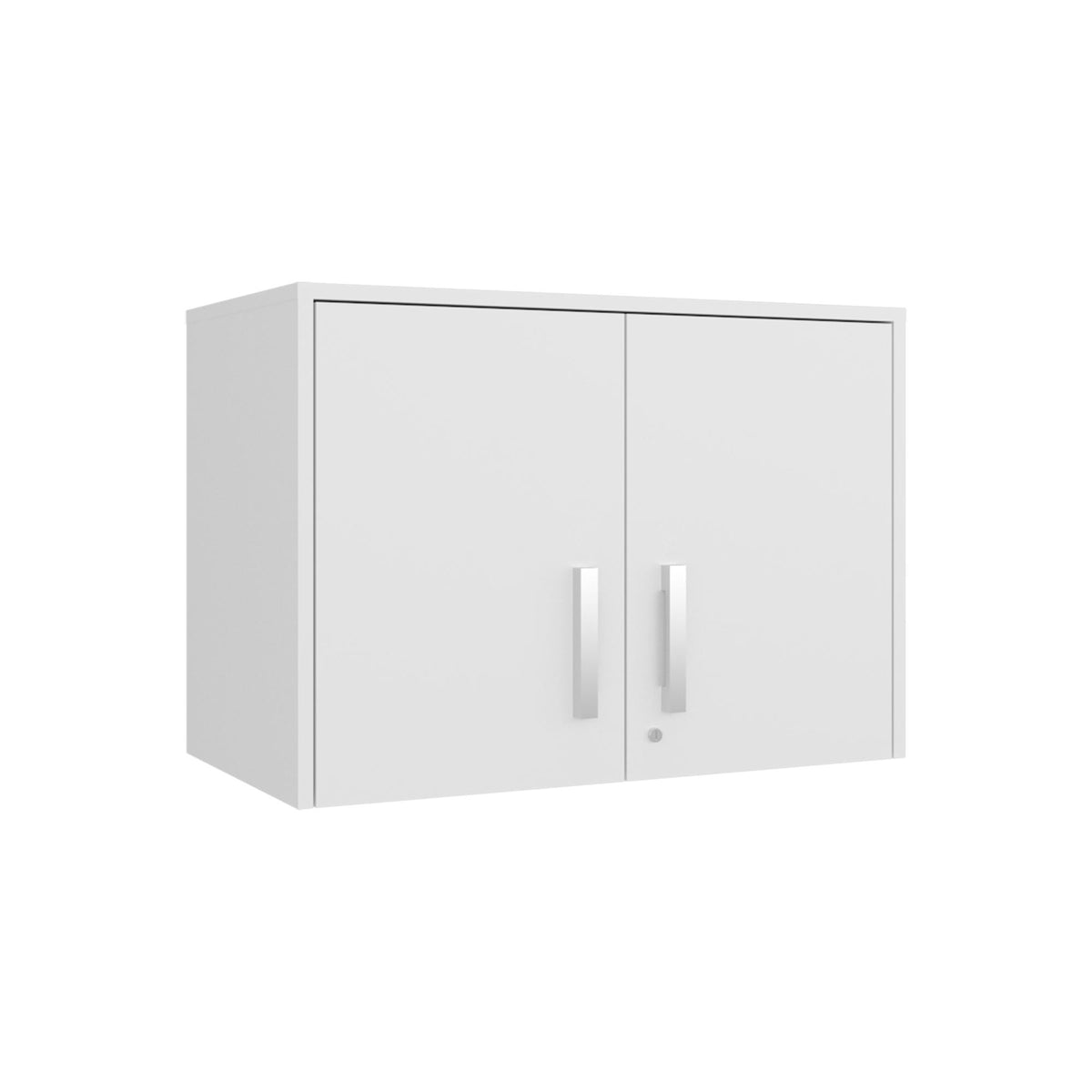 Summit Wall-Mounted Cabinet with Two Doors and Four Internal Storage Shelves, Compact Kitchen or Laundry Room Floating Storage Cabinet