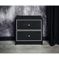 Tale Black & Silver Accent Table with Variety & Selection