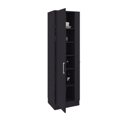 Storage Cabinet Manika, Laundry, Black