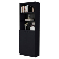 Wenge 2-Door Bookcase