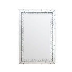Perseus Mirrored & Faux Crystals Accent Mirror
