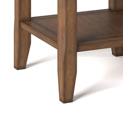 Eternity - End Table - Rustic Natural Aged Brown