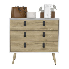 Dresser Magness, Bedroom, White / Macadamia