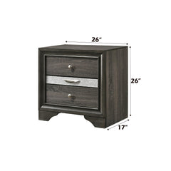 Asgard Gray Finish Nightstand