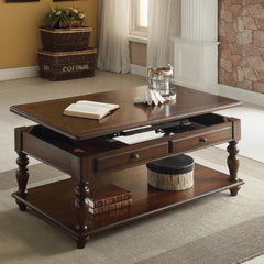Summit Walnut Finish Coffee Table W/Lift Top