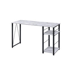 Hecuba Antique White & Black Finish Writing Desk