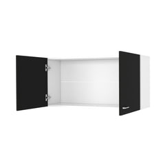 Ares Espresso Rectangle 2-Door Wall Cabinet