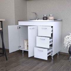 Millennium Sink Kisco, Kitchen, White