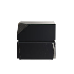 Aeneas Black Mirrored Finish End Table