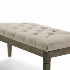 Millennium - Tufted Ottoman Bench - Natural