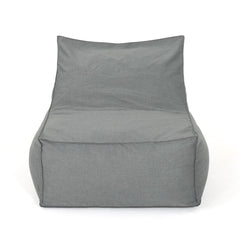 Athena 3 Ft. Water Resistant Fabric Bean Bag Chair, Dark Grey