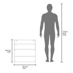 Double-Door Medicine Cabinet With Mirrored Doors And Interior Shelves, White