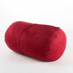 Neptune 4 Foot Cylindrical Suede Bean Bag, Red