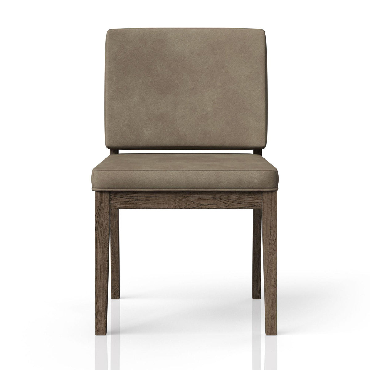 Andromache and Leather Soft Back Chair (Set of Two)