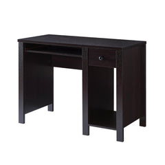Avalon desk home office desk 39"W Compact desk Writing Desk Laptop Desk Red Cocoa Espresso One drawer Keyboard Drawer Wooden Knob