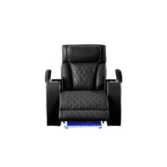 Hephaestus Modern Style Upholstery Recliner Chair Made with Wood & Massage Function Included-Black