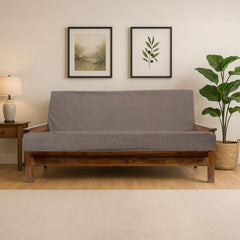 Memory Foam Infused Futon Mattress Full – Washable Removable Cover, Heavy-Duty Zipper, Thick Foldable Sofa Bed Cushion for Guest Room, Apartment, Dorm (Frame NOT Included)