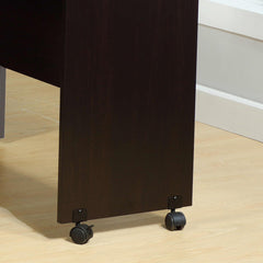 Aegisthus Mobile Stand, Computer Desk, Home Office Desk - Red Cocoa
