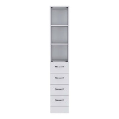 2 Piece Bathroom Set, Magna Linen Cabinet + Savona Medicine Cabinet , White