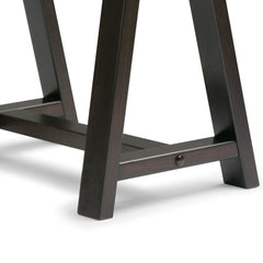 Crest - Desk - Dark Chestnut Brown