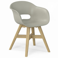 Diary - Outdoor Dining Chair in Plastic (Set of 2) - Taupe