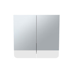 Achilles Mirror Medicine Cabinet with Interior Shelves, Modern Bathroom Storage Solution And Organizer, White