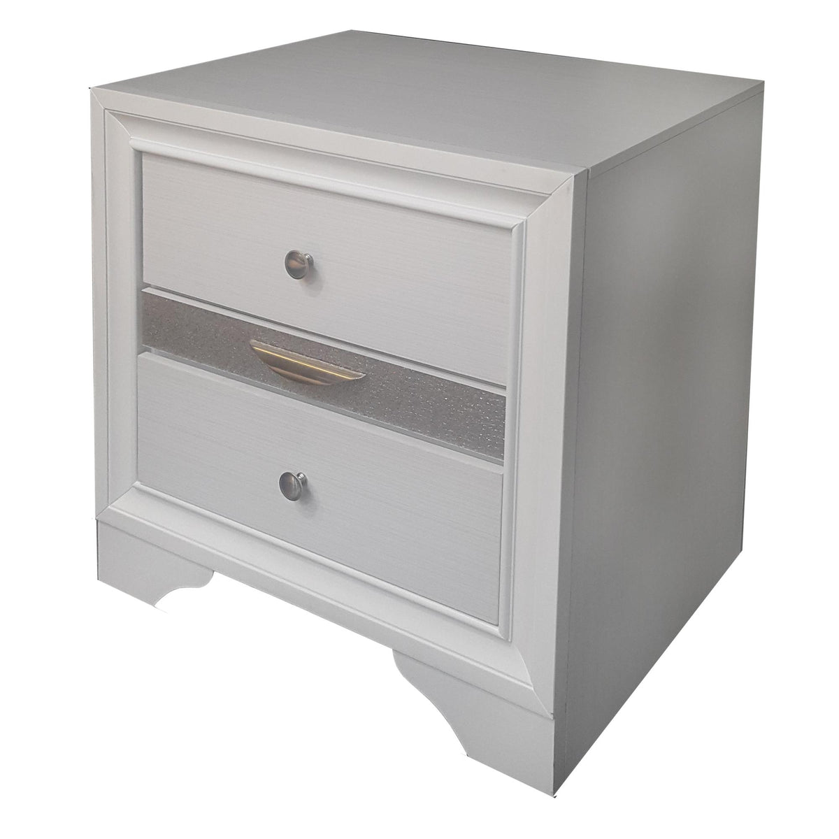 Asgard White Finish Nightstand