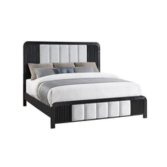 Legend Black and White Queen Bed
