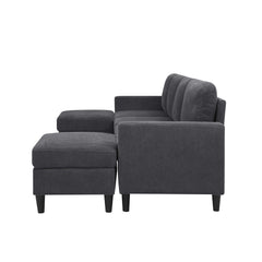 Pulsar Upholstered Modular Sectional with 2 Ottomans