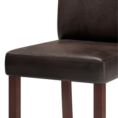 Eternity - Parson Dining Chair (Set of 2) - Distressed Brown