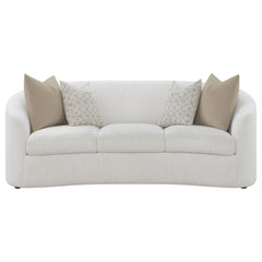 Avalon Latte Sloped Arms Sofa with Pillows