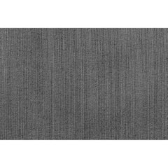 Living Room Furniture Tufted Corner Wedge Grey Linen Like Fabric 1pc Cushion Nail heads Wedge Sofa Wooden Legs