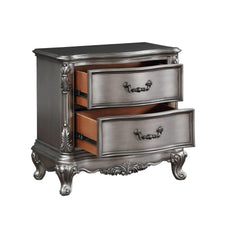 Artemis Antique Platinum Finish NightStand